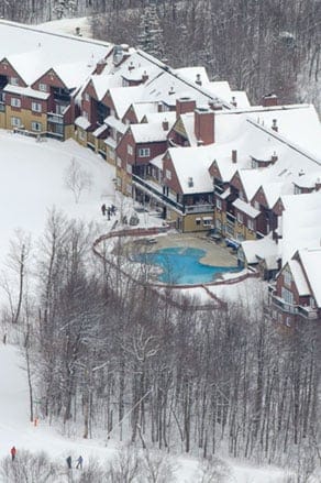 Front entrance of Sunday River Resort