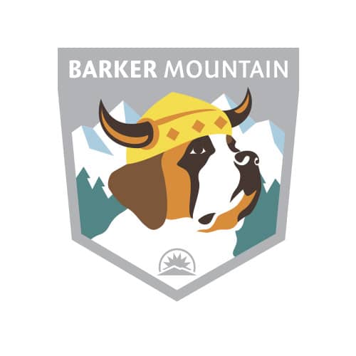 barker mountain badge