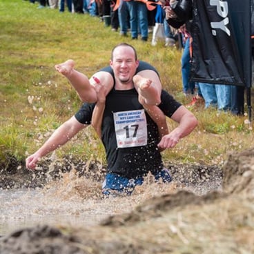 wife carrying competitors