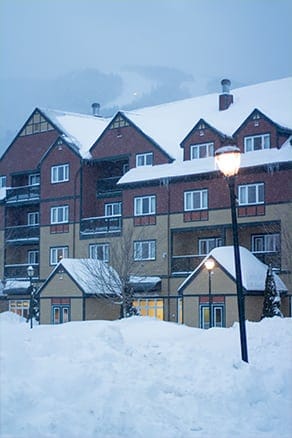 A gondola cabin at Sunday River, Maine