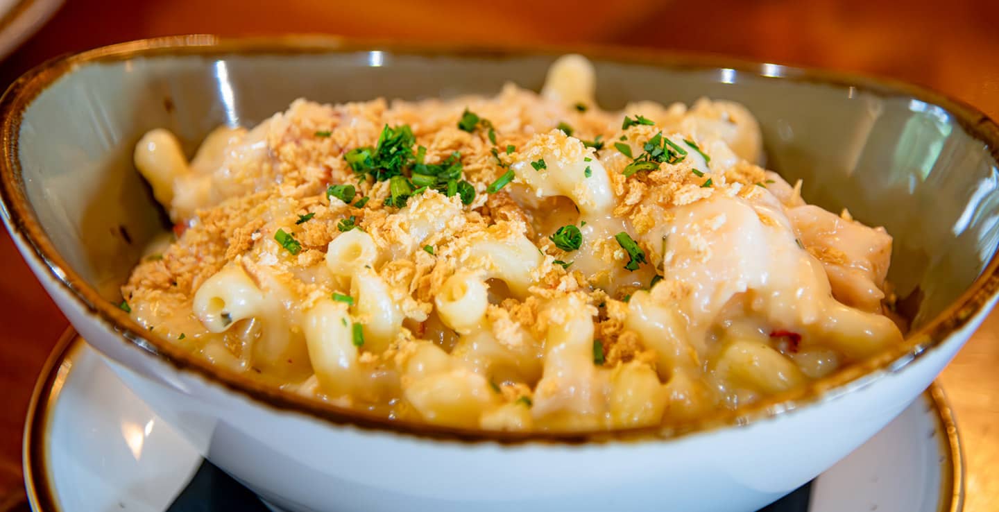 Lobster Mac and Cheese from The Clubhouse at the Sunday River Golf Club