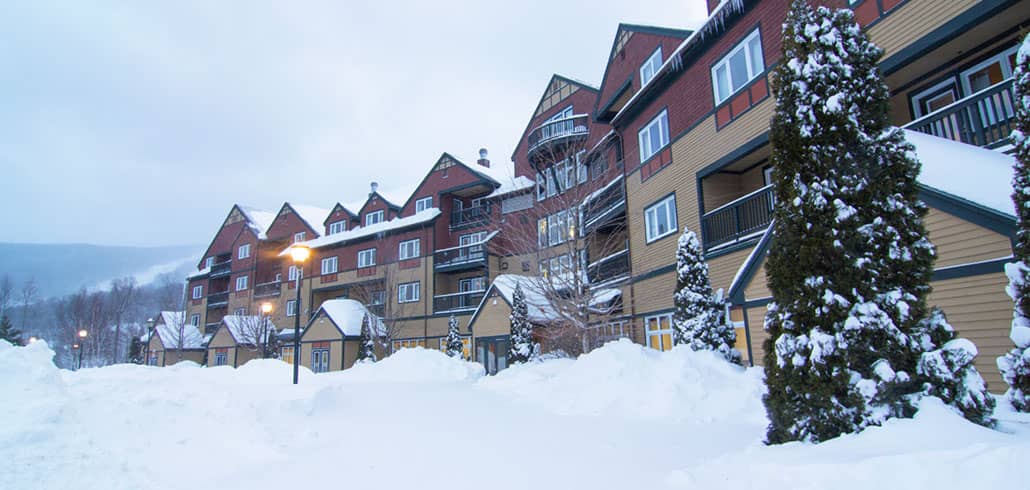 Jordan Hotel in winter.