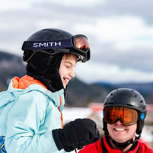 Abby adaptive skiing at Sunday River 