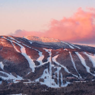 sunday river at sunrise